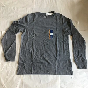 Neu mit Etikett George Langarm-T Rundhalsausschnitt grau Medium - Bild 1 von 7