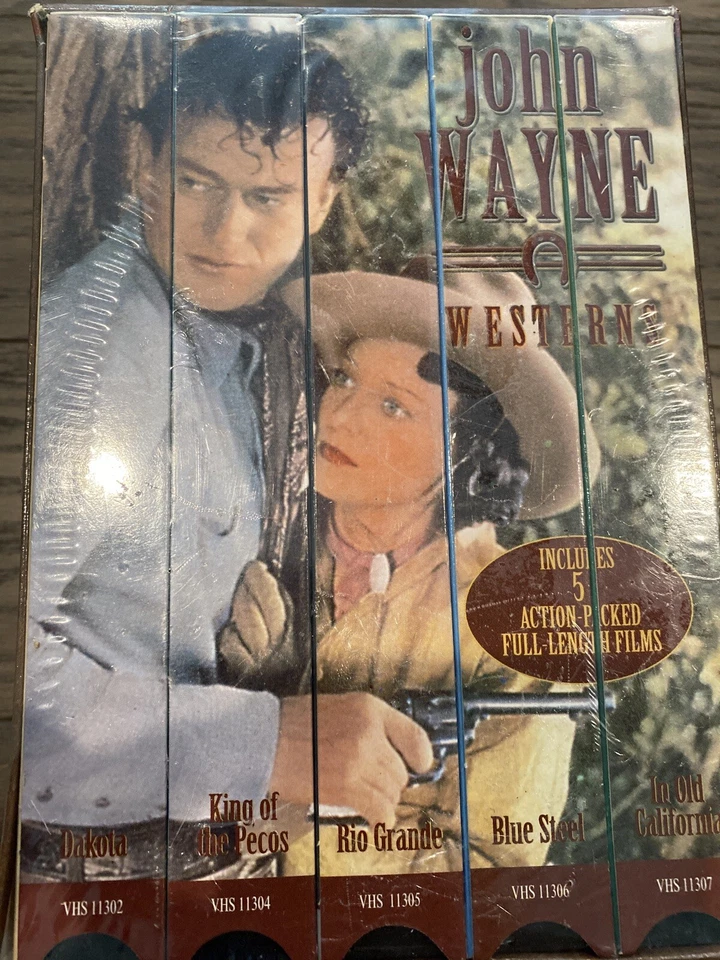 John Wayne - Westerns 5-Pack (VHS, 2000, 5-Tape Set)