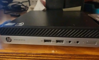 HP ProDesk 400 G4 DM 35W Mini | Core i5-8500T 2.10GHz | 8GB RAM | Win 11 - Image 1 of 4