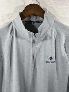 Southern Tide Sweater Herren 2XL KEY WEST 1/4 Zip Pullover Outdoor Golf grau - Bild 1 von 5