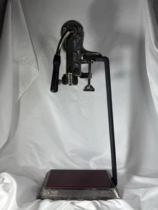 Vintners Reserve 24" Brass Wood Base Wine Bottle Opener Iron Stand Corkscrew - Picture 1 of 6