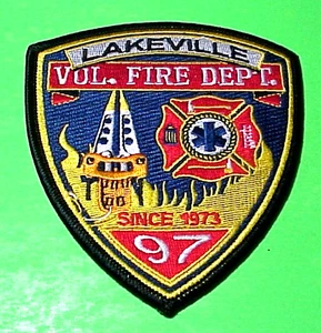 LAKEVILLE CALIFORNIA SINCE 1973 CA FREIWILLIGE 4 1/4" FEUERWEHR PATCH - Bild 1 von 1