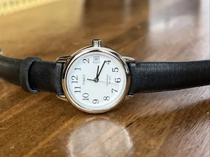 Reloj para mujer TIMEX de cuero negro - T2H331 precio de venta sugerido por el fabricante: 53 USD - Imagen 1 de 9