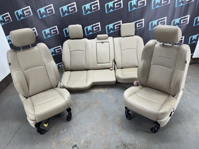 OEM 2013-2018 RAM 2500 3500 LARAMIE SEAT HEATED VENTILATED SET LIGHT FROST BEIGE Foto 1 de 4