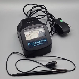 Presidium Gem Tester II + 2 Probe Pens - Parts or Repair Only Broken READ - Picture 1 of 5