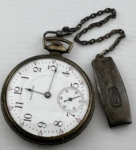 1907 Waltham Model 1899 PS Bartlett 17J 16s GF Railroad Pocket Watch For Repair - Bild 1 von 12