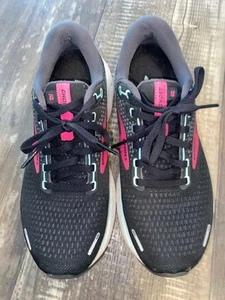 Brooks Ghost 14 Women's Size 7.5 (Med B ) Running Shoes Black Pink 1203561B013 - Picture 1 of 7