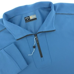 Callaway Golf Opti-Dri 1/4 Zip Pullover Herren XL Langarm Blau - Bild 1 von 10