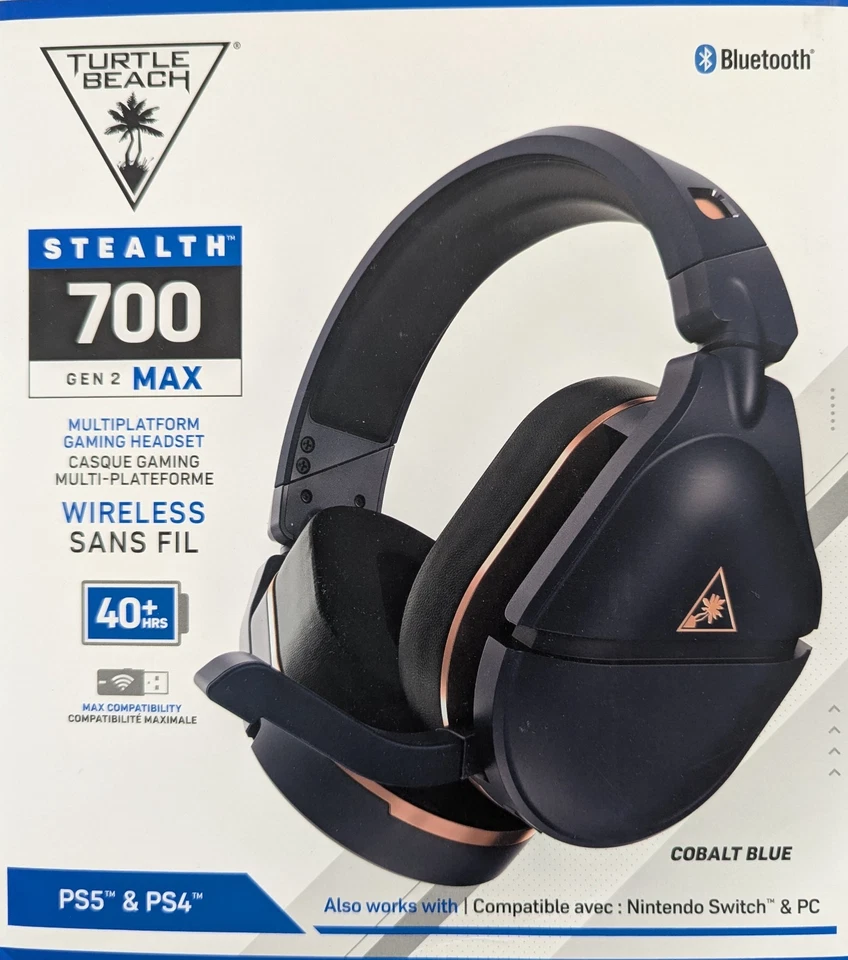 Turtle Beach Stealth 700 Gen 2 Max Kobalt PS5, PS4, PC Multiplattform OVP - Bild 1 von 1