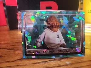 2023 Topps Chrome Star Wars ROTJ Sapphire #124 LEADER ADMIRAL ACKBAR Aqua /75 - Bild 1 von 4