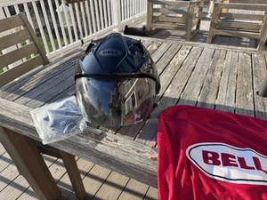 Bell Powersports Mag-9 Open Face Helmet Gloss Black - Picture 1 of 7
