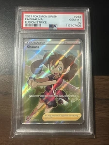 PSA 10 Shauna Fusion Strike Full Art Trainer 263/264 Pokemon Card 2021 GEM MINT - Picture 1 of 2