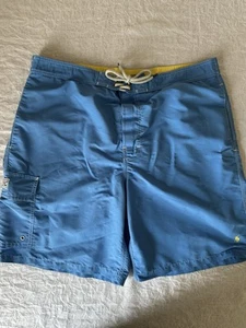 Polo Ralph Lauren Herren Gr. XL Bademode Shorts Badehose blau gefüttert Preppy Taschen - Bild 1 von 9