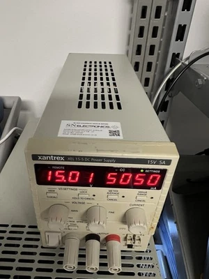Xantrex DC Power Supply 0-15V 5A XEL 15-5 TTI Linear Precision Bench PSU - Image 1 of 3