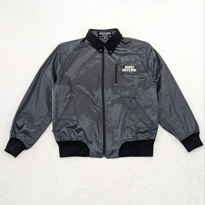 Issey Miyake Skyline Nissan Flight Bomber Jacket Black Nylon #EK AFB - Image 1 of 4