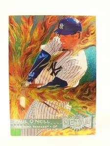 1996 Metal Universe Paul O'Neill New York Yankees #91 MLB Baseball Card - Picture 1 of 4