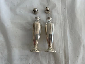 Vintage Oneida Community Teller #11909 versilbert Salz & Pfefferstreuer Set - Bild 1 von 6