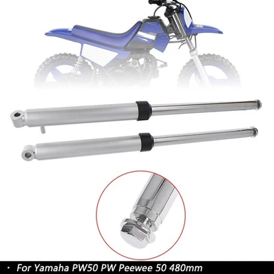 Conjunto de suspensión amortiguadores horquillas delanteras para Yamaha PW50 PW Peewee 50 480 mm Foto 1 de 4
