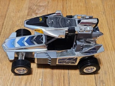 Bandai Power Rangers In Space 1998 vehículo rover galáctico plateado de lujo Foto 1 de 4