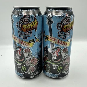set of 2 cans Monster TOUR WATER 473ml USA, full cans VANS WARPED TOUR - Picture 1 of 2