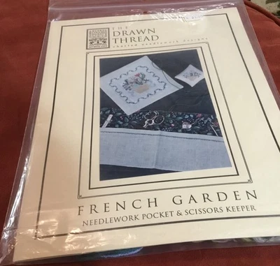 EL PATRÓN DE HILO DIBUJADO MÁS AGUJA DE JARDÍN EXTRA FRANCÉS Y TIJERA GUARDIÁN Foto 1 de 2