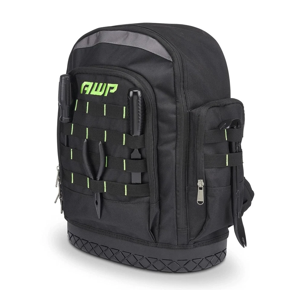 AWP Extreme Tool Backpack | Rugged Polyester Jobsite Backpack with Waterproof... - Image 1 of 4