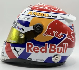 F1, MAX VERSTAPPEN SIGNED SCHUBERTH 1:2 REDBULL MINIHELMET ZANDVOORT GP 2022 NEW - Picture 1 of 7
