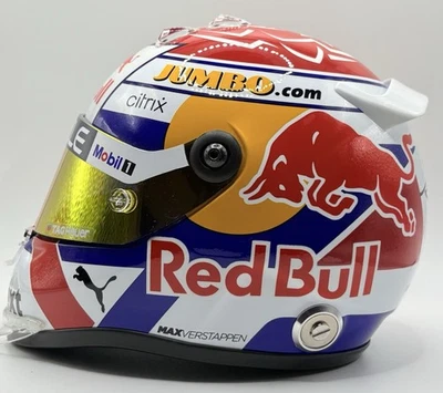 F1, MAX VERSTAPPEN SIGNED SCHUBERTH 1:2 REDBULL MINIHELMET ZANDVOORT GP 2022 NEW - Image 1 of 4