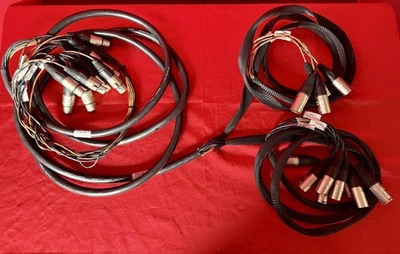 12 Channel 16FT Canare MR202-12AT XLR Snake Cable Neutrik NC3MX NC3FX Connectors - Image 1 of 4