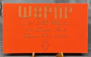 Vintage 1967 QSL Karte CB Amateurfunk W8PNP Monroe, Ohio - Bild 1 von 5
