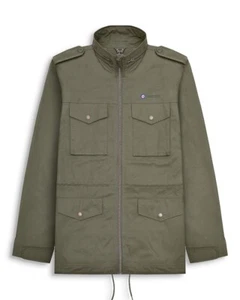 Lambretta Mens M-65 Military Multiple Pockets Warm Winter Jacket Coat - Khaki - Picture 1 of 11