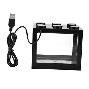 Small Fish Tank, Acrylic Mini Fish Tank Desktop Mini Aquarium Tank Bowl for - Picture 1 of 8