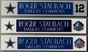 ROGER STAUBACH  DALLAS COWBOYS   ENGRAVED/SUBLIMATION NAME PLATE - Picture 1 of 1