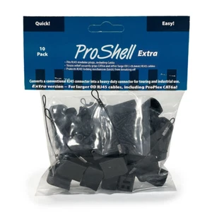 ProShell Extra RJ45 Back Shells with Caps and Tethers (pack of 10) - Picture 1 of 3