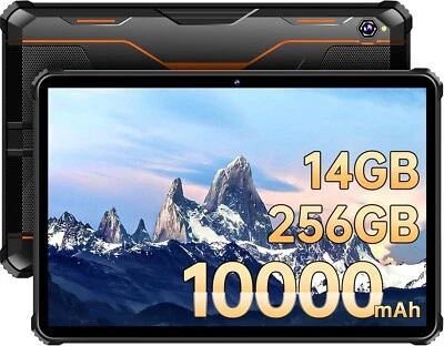 Oukitel RT5 Rugged Tablets 11000mAh 10.1" FHD+ 8GB 256GB Android 13 Tablet 16MP - Image 1 of 4