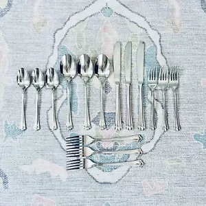 Vintage Farberware Romance Gold Plate 15 Pc. Flatware Set Setting for 3 - Picture 1 of 5