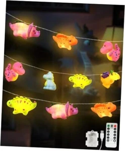 20 LED Dinosaur String Lights with Remote & Timer, Dinosaur Gift with Cute - Picture 1 of 6