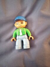 LEGO Duplo boy green jacket blue hat toy figure