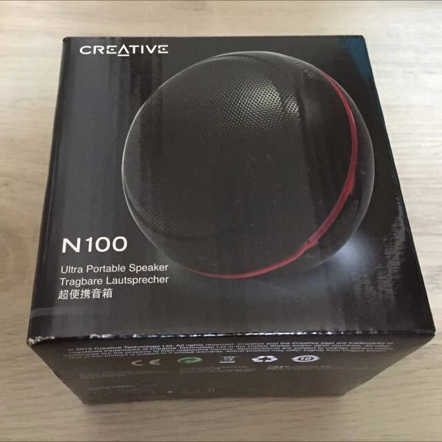 NUEVO Altavoz portátil Creative N100 conector estéreo de 3,5 mm - negro Foto 1 de 2