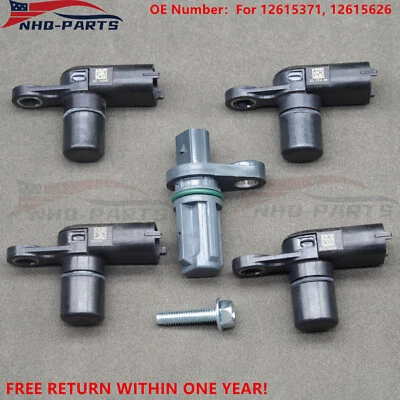 Juego de 5 sensores de posición del árbol de levas y cigüeñal para vehículos GM Saab 2010-2020 Foto 1 de 4