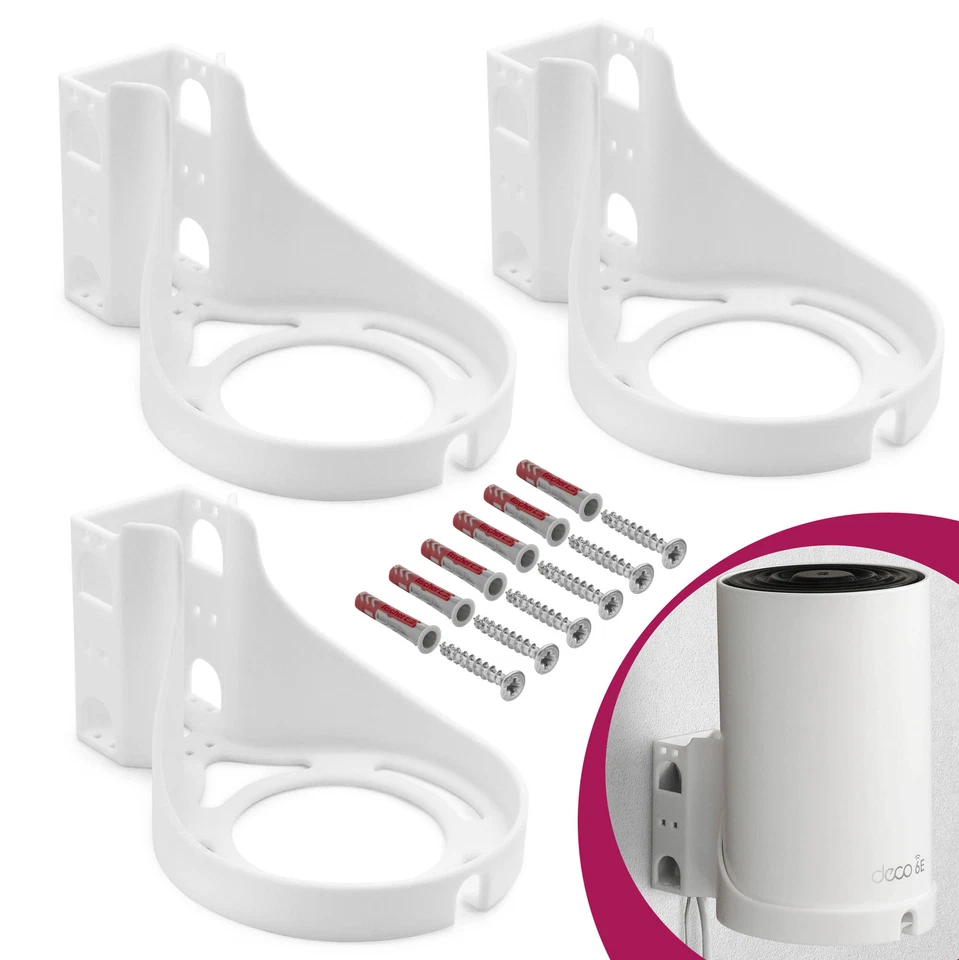 Supporto a parete adatto per TP-Link Deco XE75 AXE5400 Mesh WiFi Repeater Router - Immagine 1 di 1