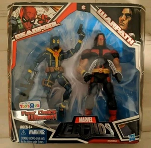 Marvel Legends Blue Deadpool Warpath 6” Figures 2 Pack TRU Toysrus Fans Choice - Picture 1 of 2