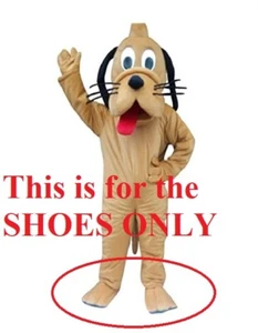 Dog Mascot Costume SHOES Adult Halloween Birthday Disney Boy Party Cosplay NEW - Picture 1 of 2