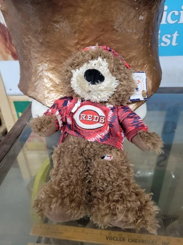 Vintage Cincinnati Reds Good Stuff Plush Bear Cover