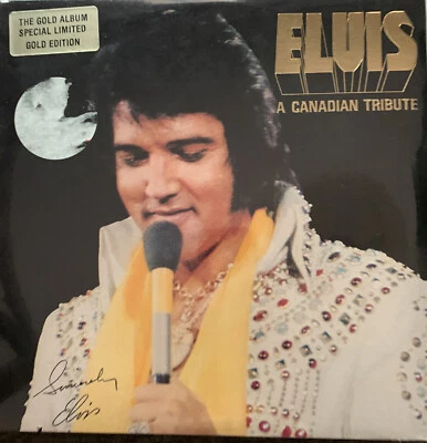 ELVIS-A Canadian Tribute Gold Vinyl KKL1-7065 - Image 1 of 4