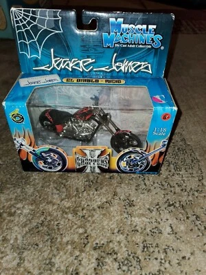 Máquinas musculares 1:18 West Coast Chopper’s Jesse James El Diablo/Ricio hecho 2003 Foto 1 de 4