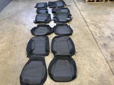 FACTORY OEM ORIGINAL EBONY BLACK CLOTH SEAT COVER COVERS 2019 CHEVROLET TRAVERSE - Изображение 1 из 4