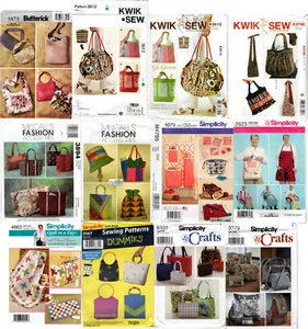 CHOICE: Sewing & Craft Patterns for Bags, Totes, Storage, Handbags, Diaper Bag - Picture 1 of 62
