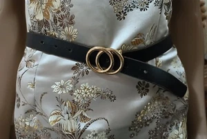 Loop Slim Leather Belt - Picture 1 of 4