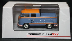 RARE! 1:43 PREMIUM CLASSIXXS 13950 VW T1 Doppelkabine "VW-Kundendienst", OVP - Picture 1 of 3